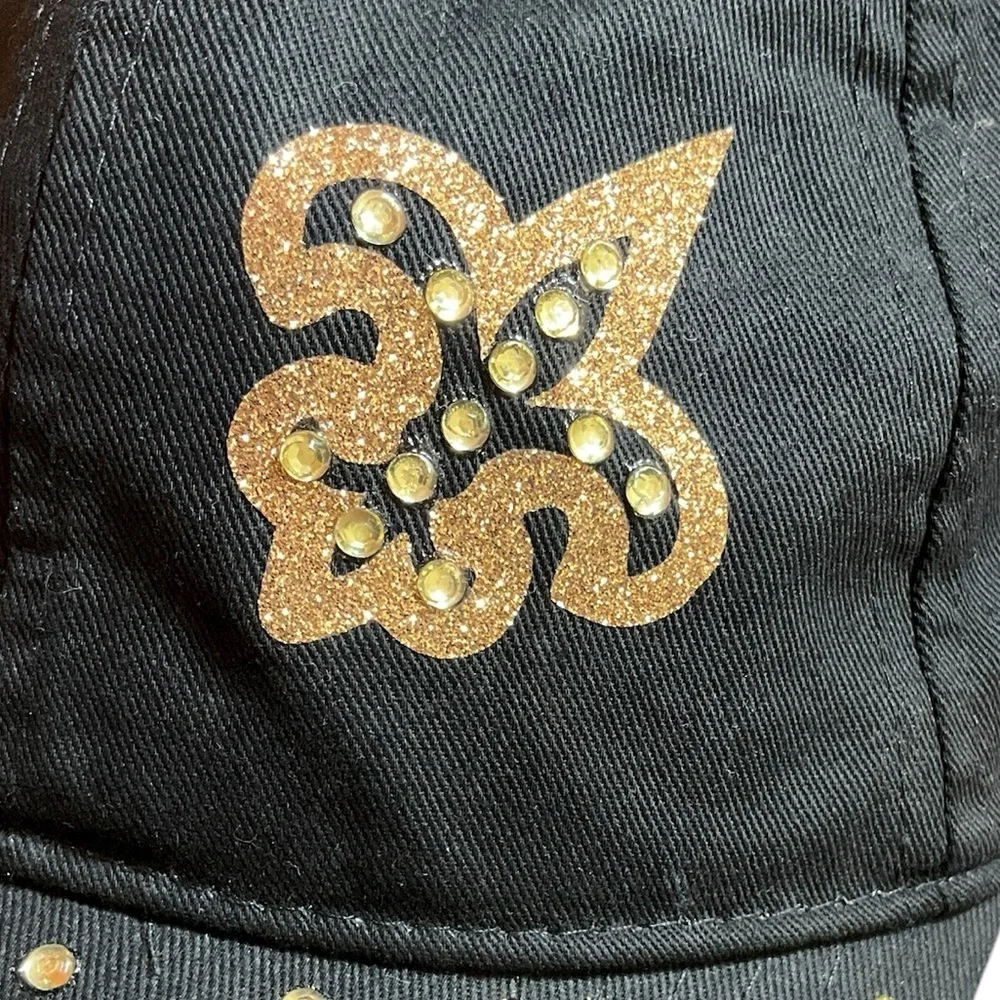 New Orleans Saints Bedazzled Hat